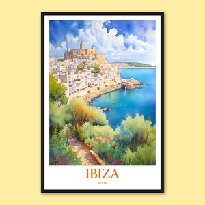 Ibiza Travel Wall Art Ibiza Poster Ibiza Print Art Ibiza Wall Art Ibiza Wall Decor Spain Wall Art Ibiza Gift Ibiza Art Ibiza Lover