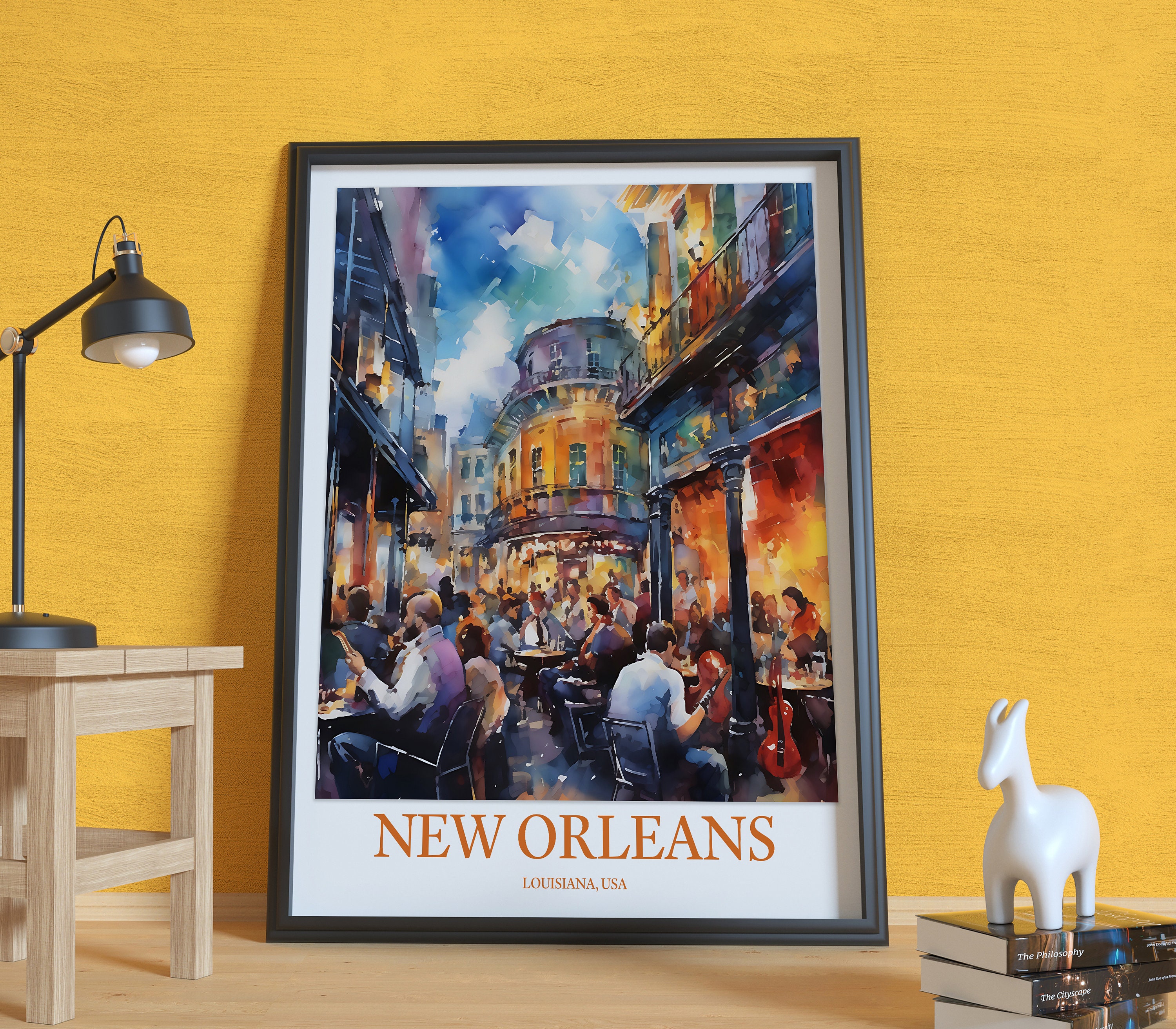 New Orleans Print Art French Quarter Poster New Orleans Wall Art New ...