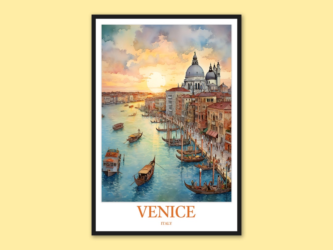 Venice Travel Wall Art Venice Wall Decor Venice Wall Art Venice Poster