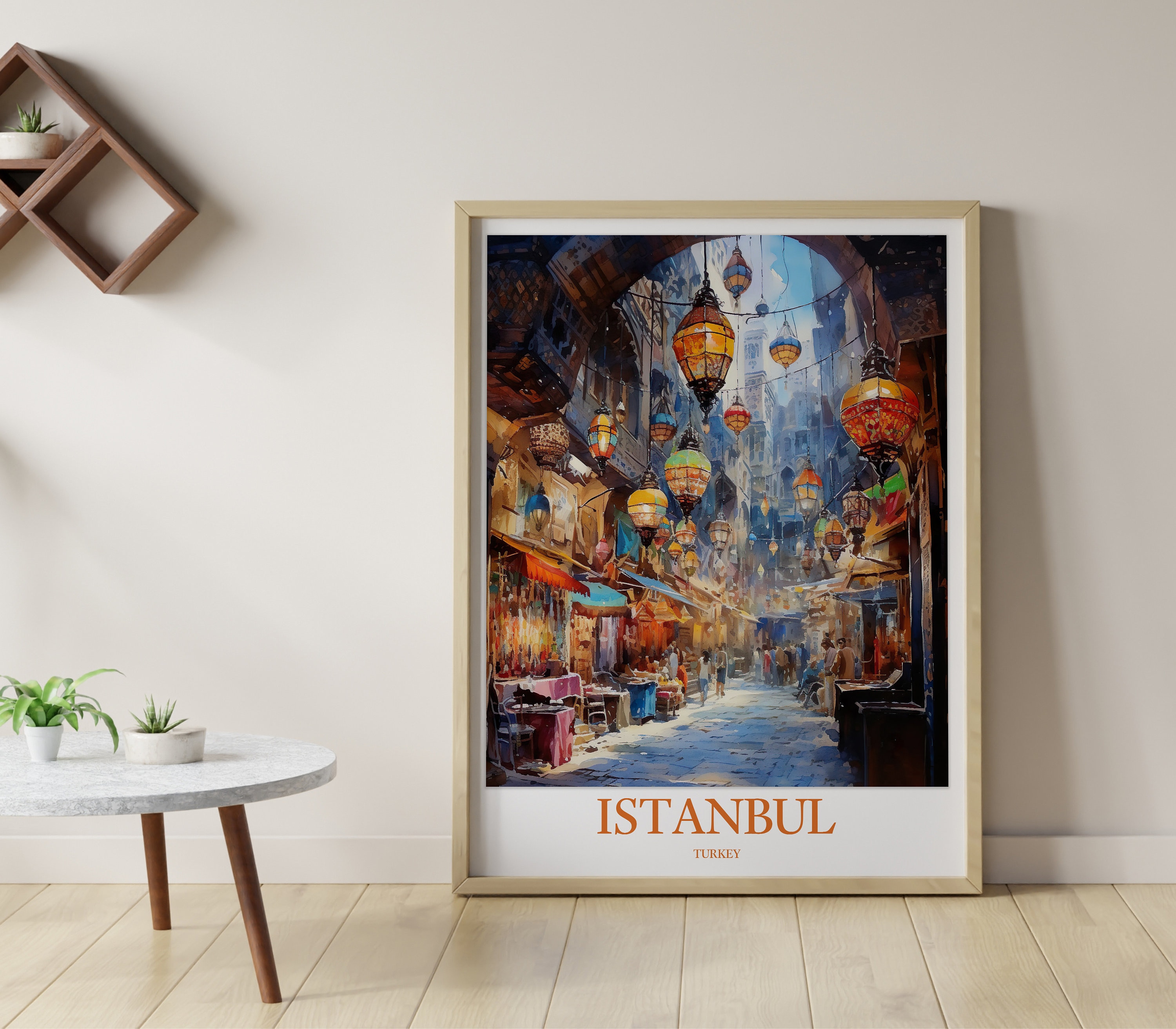 Istanbul Print Art Istanbul Wall Art Istanbul Poster Istanbul Wall