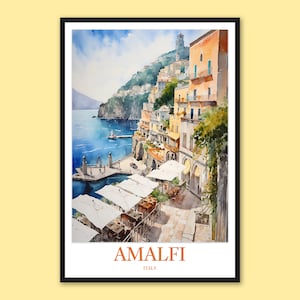 Amalfi Print Art Amalfi Wall Art Amalfi Poster Amalfi Wall Decor Amalfi Travel Wall Art Italy Wall Art Amalfi Gift Amalfi Art Amalfi Lover