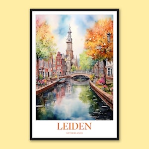 Leiden Netherlands Print: Travel Wall Art