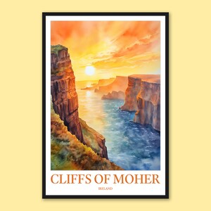 Cliffs of Moher Print: Ireland Travel Wall Art