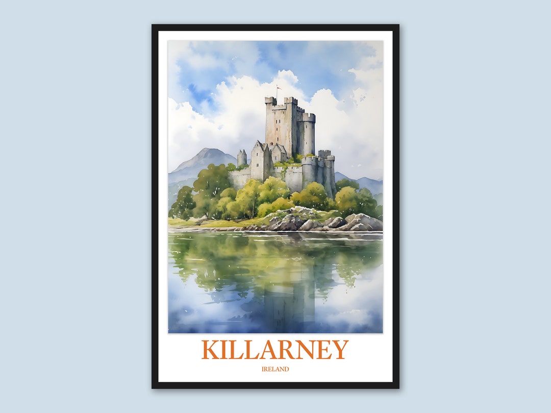 Killarney Poster Killarney Wall Art Killarney Print Art Etsy