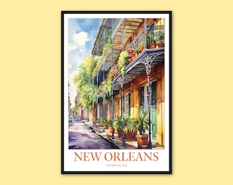 Impresión de viaje a Nueva Orleans: Arte mural del Barrio Francés