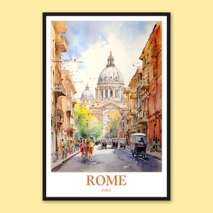 Rom Print Art Rom Wand Kunst Rom Poster Wand Rom Dekor Rom Reise Wand Kunst Italien Wand Kunst Rom Geschenk Rom Kunst Rom Liebhaber