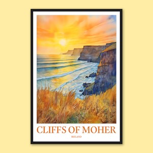 Cliffs of Moher Print: Ireland Travel Wall Art