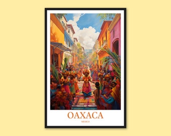 Oaxaca Jarabe Mixteco Small Art Print - Etsy