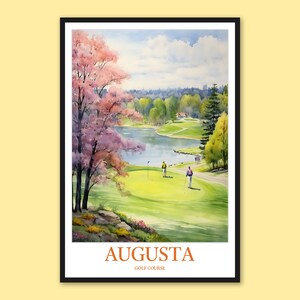 Augusta Golf Course Print: Travel Wall Art