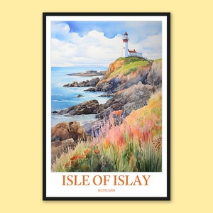 Isle of Islay Wall Art Isle of Islay Poster Isle of Islay Print Art Isle of Islay Wall Decor Isle of Islay Travel Wall Art Lover Island Art
