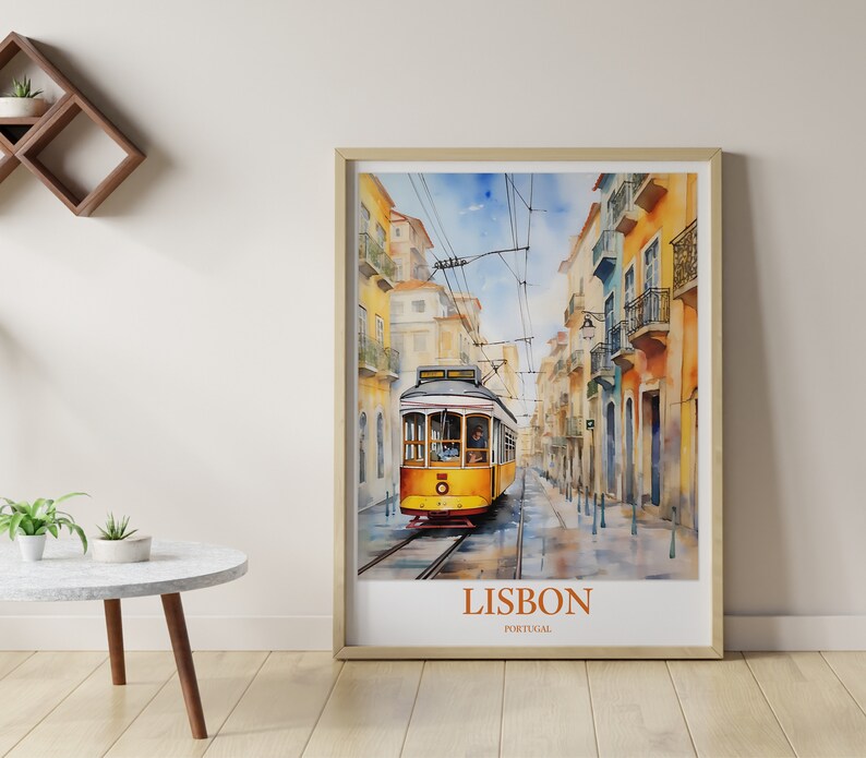 Lissabon Koelkastmagneet Portugal Souvenir - Houten 'Lisboa' Magneet, Decoratief Cadeau