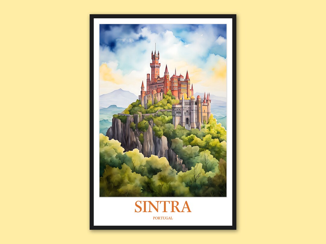 Sintra Wall Decor Sintra Print Sintra Travel Wall Art Sintra Poster