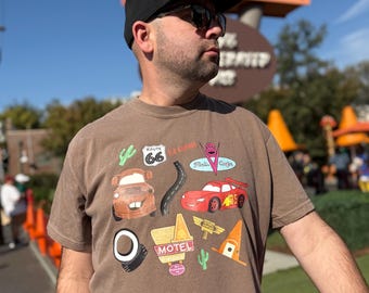 Cars Inspired Tee | Route 66 | Radiator Springs Tee | Cozy Cone Motel | Lightning McQueen Shirt | Cars Land | Mater Tee | Luigis Tires