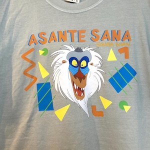 Rafiki Tee, lion king tee, asante sana squash banana, Rafiki, animal kingdom tee, the lion king, Disney tee, family matching tees, retro tee