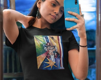 Evil Uncle Sam Unisex Softstyle T-Shirt