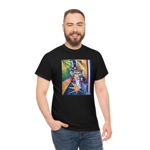 Evil Uncle Sam Unisex Heavy Cotton Tee