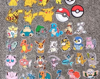 Japanse Pokemon Pikachu Pocket Monsters bal patch badge opstrijkbare naai