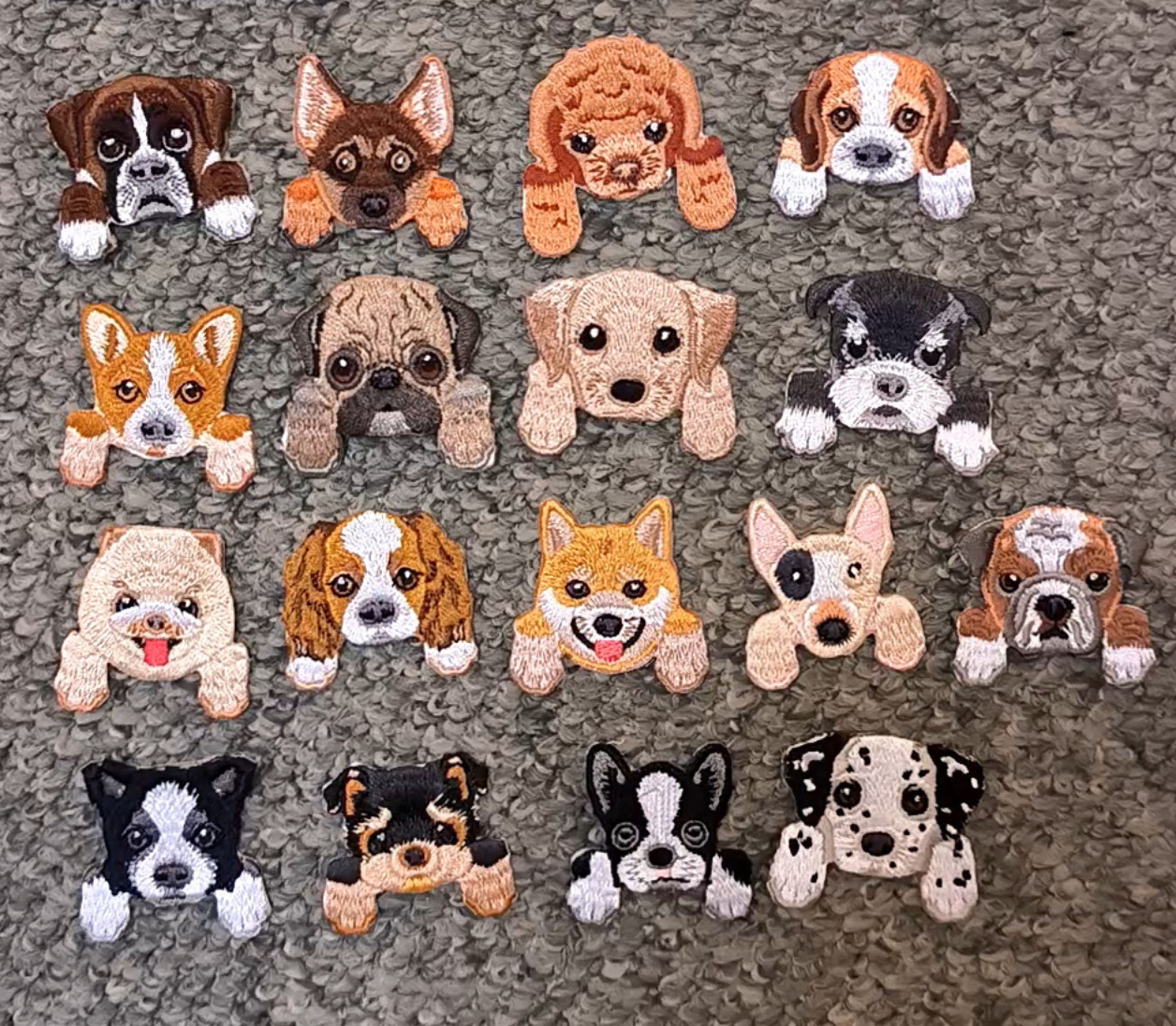 Small Dogs Patches Iron on / Sew on Patch Badge - Etsy UK