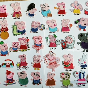 ペッパピッグ ダディ ジョージ ペドロ ダニー 刺繍パッチ バッジ