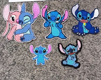 Lilo and Stitch Patches Badges Iron On Sew On