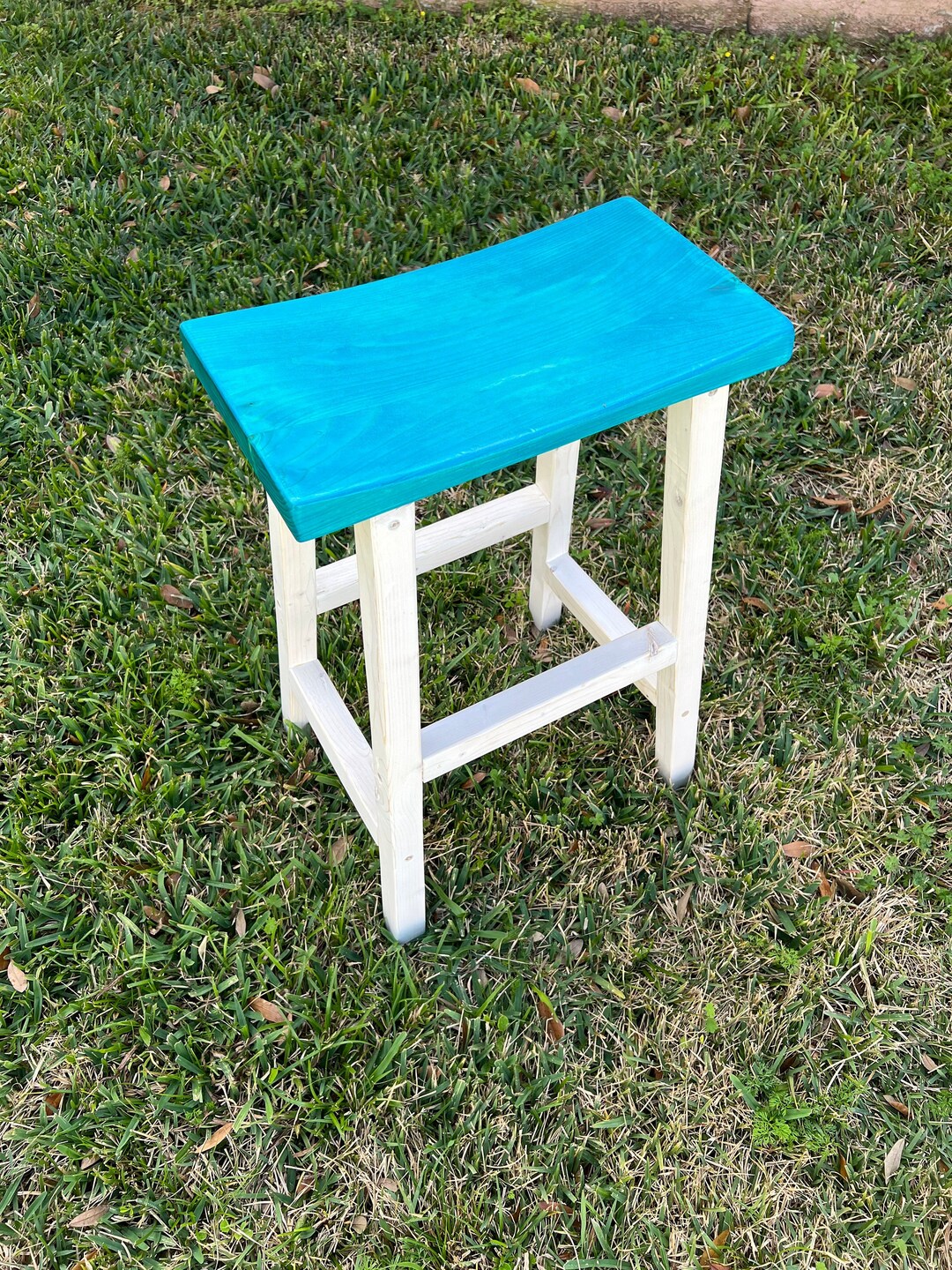 Saddle Seat Bar Stool Counter Height Rustic Counter Stool Etsy