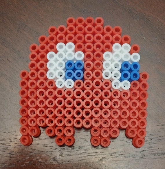 Pac man Blinky Pixel Art Etsy UK