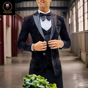 Black and Gold Suit Etsy Canada