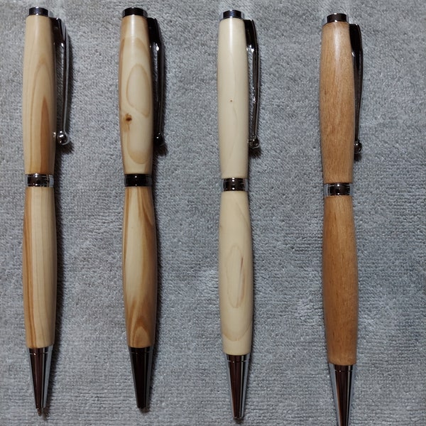 Handmade wood pens and pencils