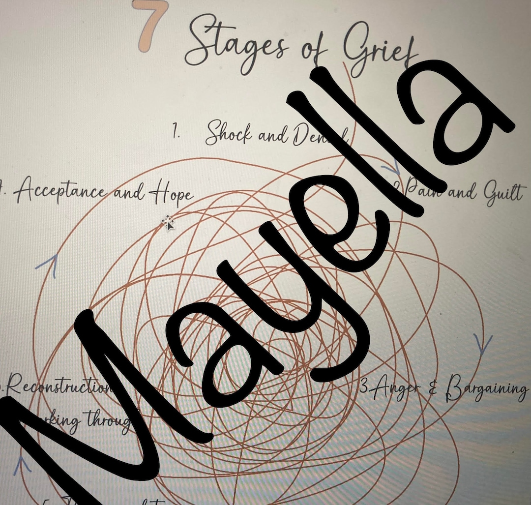 Buy Las Etapas Del Duelo stages of Grief in Spanish Online in India - Etsy