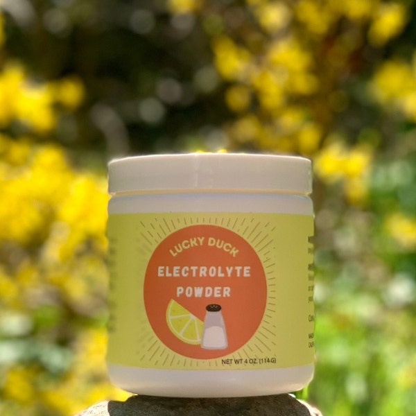 Electrolyte Powder - 4 oz jar- Made from 100% organic, whole food ingredients