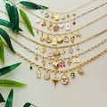 Build Your Own Custom Charm Necklace,Pick Your Charms,Gold Charm Necklaces for Women,Vintage Chunky Necklace,Personalized Gifts for Her