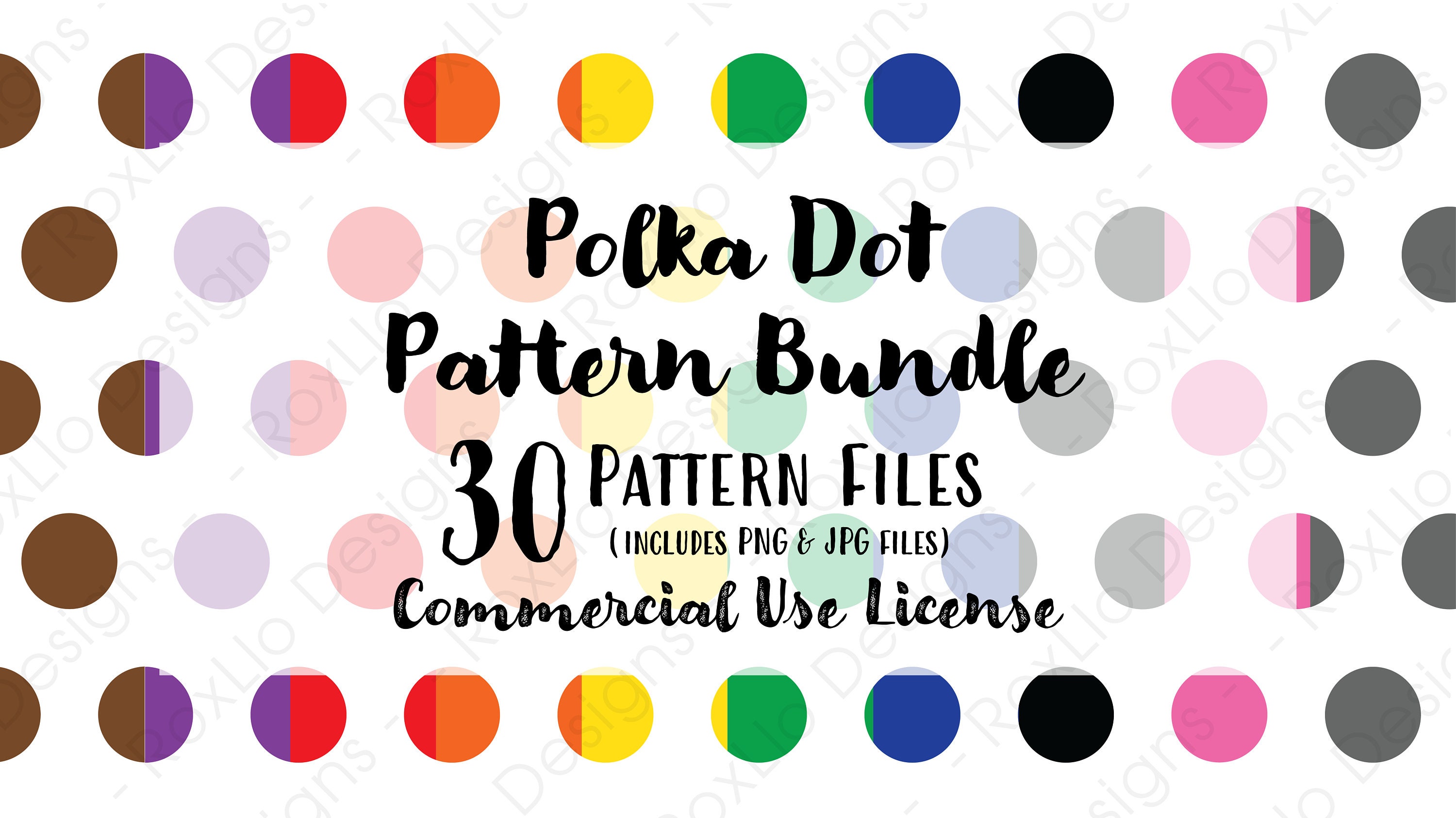 Polka Dot Pattern Bundle