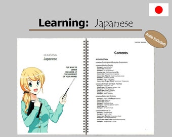 Learning: Japanese | Learn Hiragana and Katakana Writing System | Pronunciation | Best for Absolute Beginners | Digital Workbook