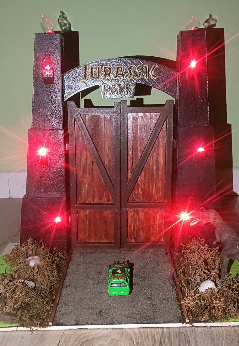 Jurassic Park Entrance Diorama - Etsy