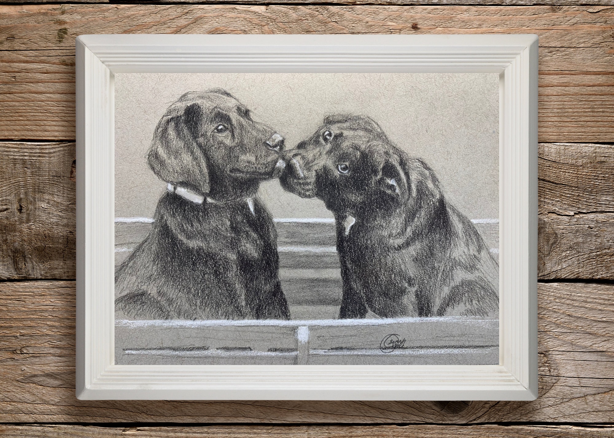 Pet Portrait Hand Drawn in Graphite, Perfect for Memorial Gift for the ...