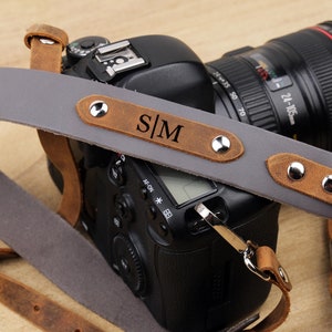 Custom Leather Camera Strap, DSLR Camera Holder, Photographer Gift, Camera Neck Strap, Gift for Him,Father's Day Gift,Personalized Gift Idea image 8