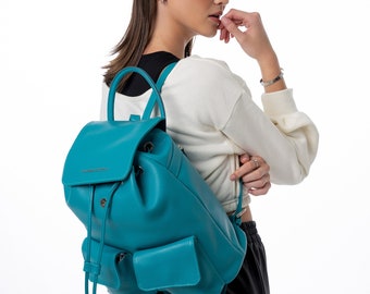 CLAUDIO CIVITICO Fashion Backpack Italian leather