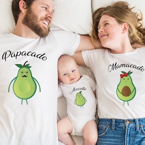 Mamacado Papacado Shirt | Pregnancy Announcement Family Shirts | New Dad Gift | Grandma Shirt | Papa Shirt | Mom To Be Shirt