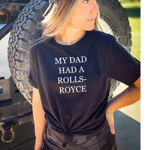 Mio padre aveva una camicia Rolls Royce Victoria Beckham / Il papà di Victoria aveva una camicia Rolls Royce / T-shirt Victoria Beckham / Camicia Victoria Secret