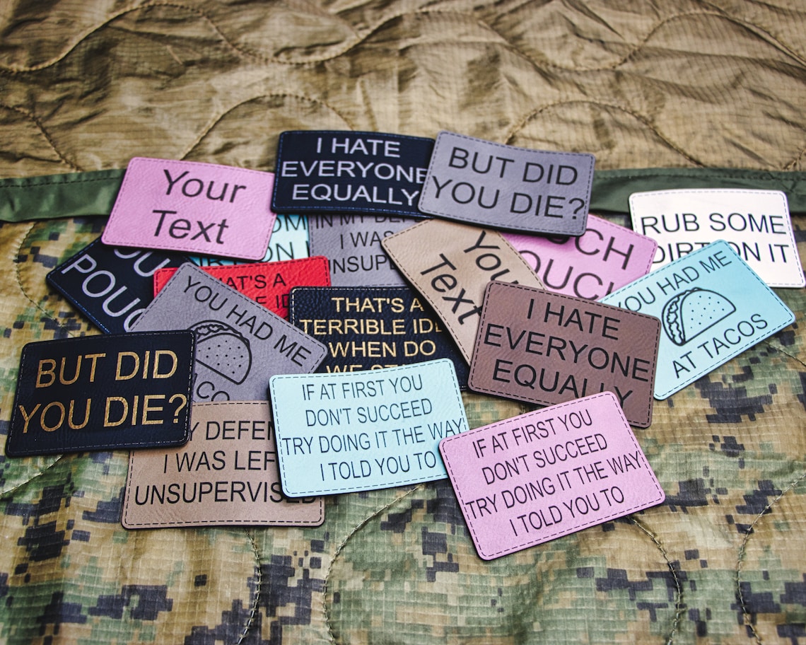 If You Are Recovering My Body Then F You velcro Patch, Military Patch
