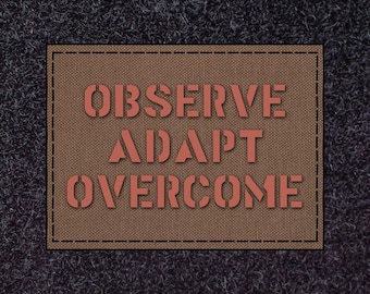 Improvise Adapt Overcome Patch [3.0 X 2.0 Cierre de gancho - MM- 2 Improvise Adapt Overcome Patch [3.0 X 2.0 Cierre de gancho - MM- 2