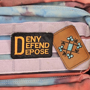 D D D ~ Embroidered Patches, Morale Patch, Velcro Patch, Military Patch, Bag Patch, Tactical Patch~