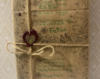 Agenda pour les aveugles, Livre cadeau, livre surprise, Amoureux des livres, Genre au choix, Livre mystère, Comprend des cadeaux livresques, Rat de bibliothèque, Cadeau, Idée cadeau amusante