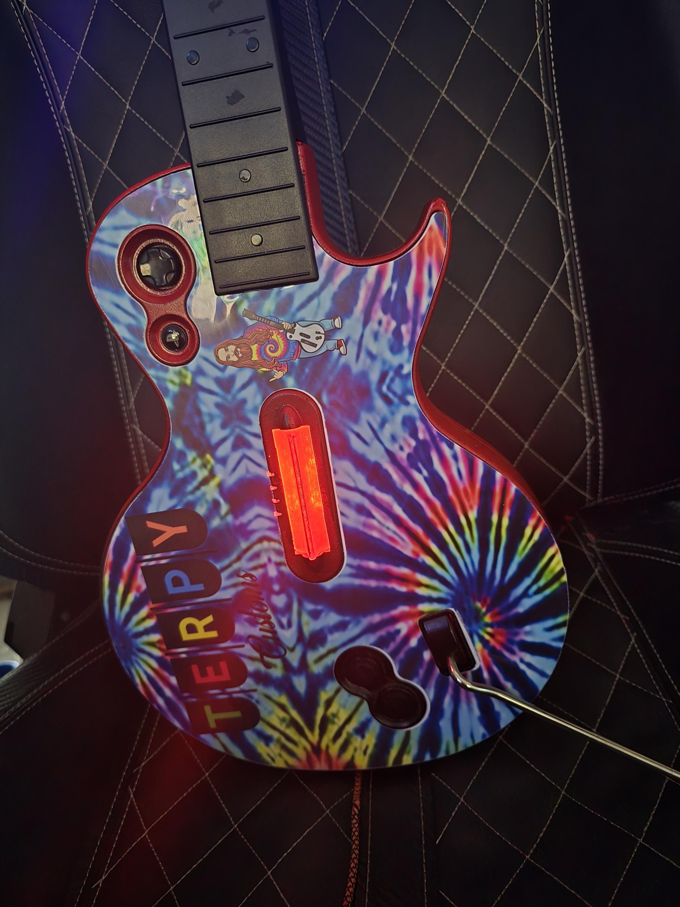 Rock Band Les Paul Guitar Hero Wii Les Paul Wii Guitar Hero Vinyl Skin