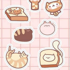 猫のパンのパンの少年猫のステッカー耐候性ビニールBグレード