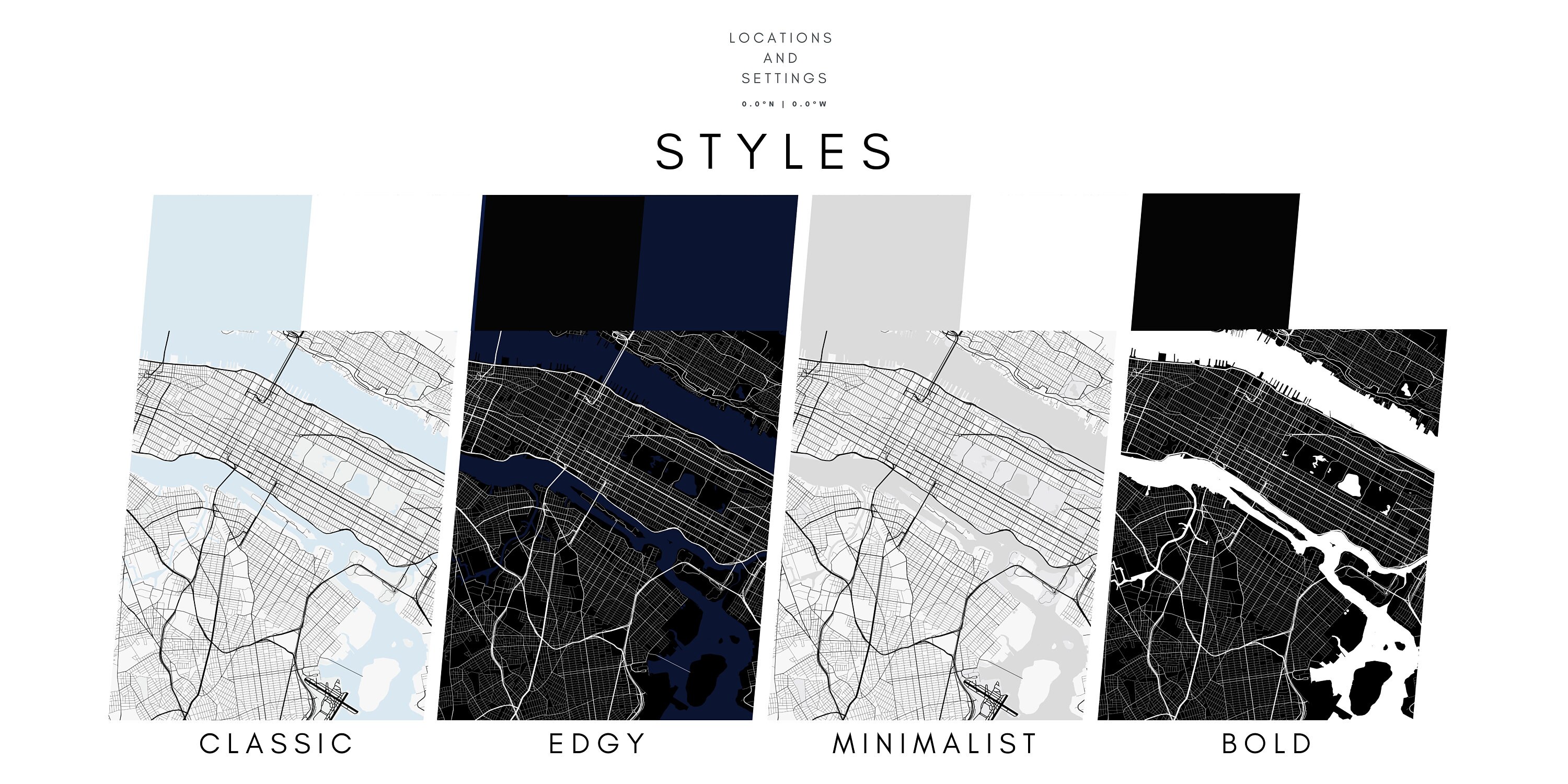 New York Skyline Map New York - Il Fullxfull.4768783208 Mnfg