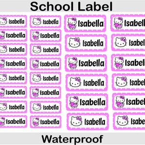 Personalized School Label, Waterproof Name Labels, School Label Sticker Name, Custom Name Sticker, Back to School Stickers, Custom Name Tags