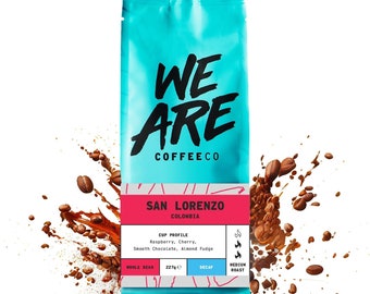 Colombian Coffee Beans | Sugar Cane Decaf Coffee | Roasted Locally for Ultimate Freshness | Roasted Coffee | Ground Coffee