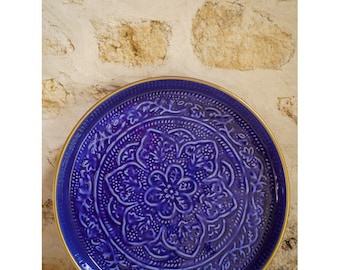 Plateau Berbère Majorelle 35cm