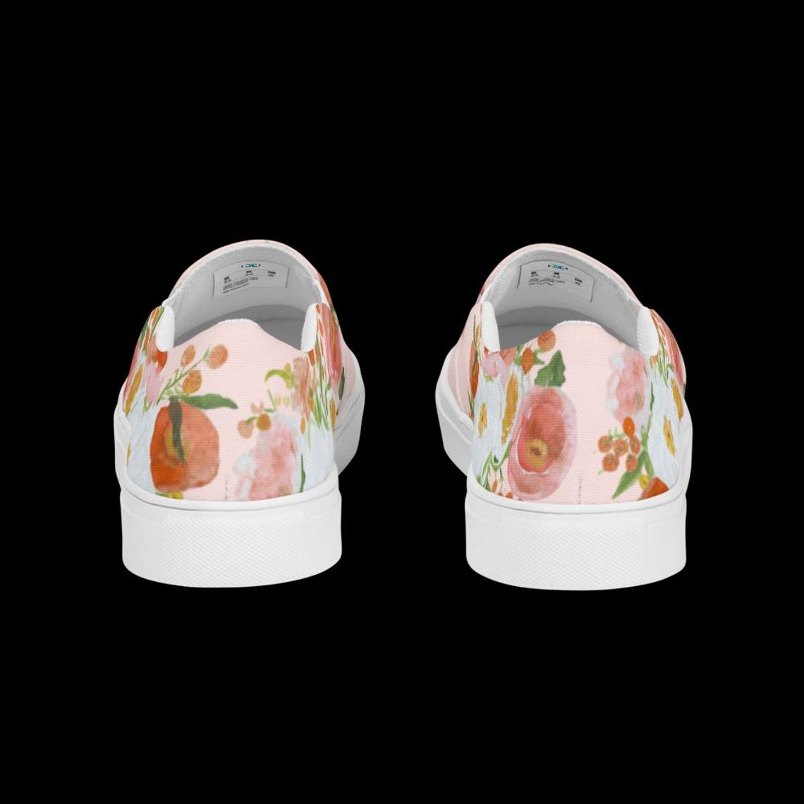 Batik Peacock ladies shoes Slip-on canvas
